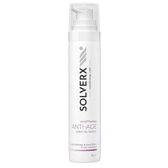 SOLVERX Acid Therapy - ANTI-AGE - krem do twarzy - przeciwstarzeniowy - 50 ml